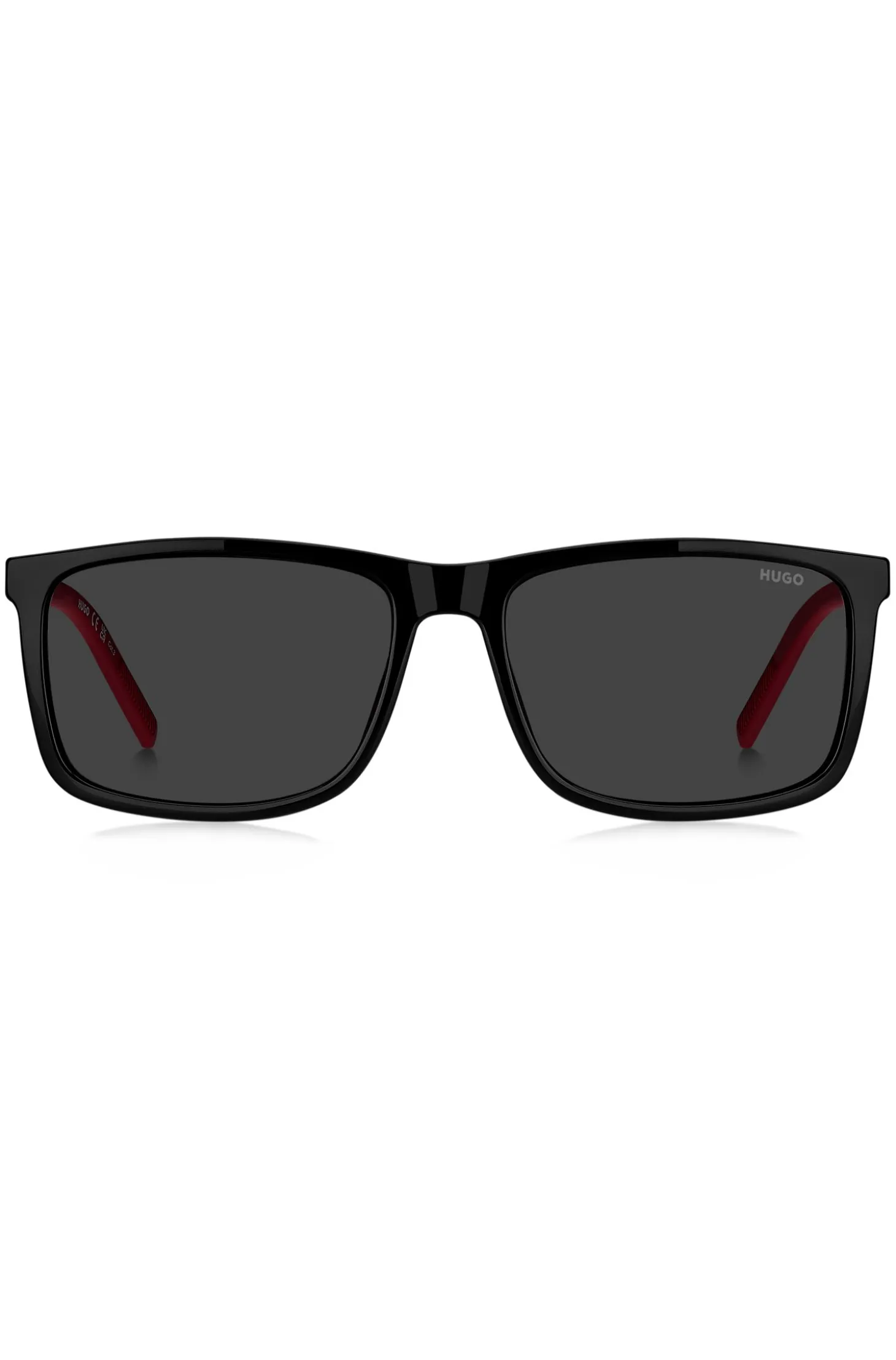 Black sunglasses with two-tone temples