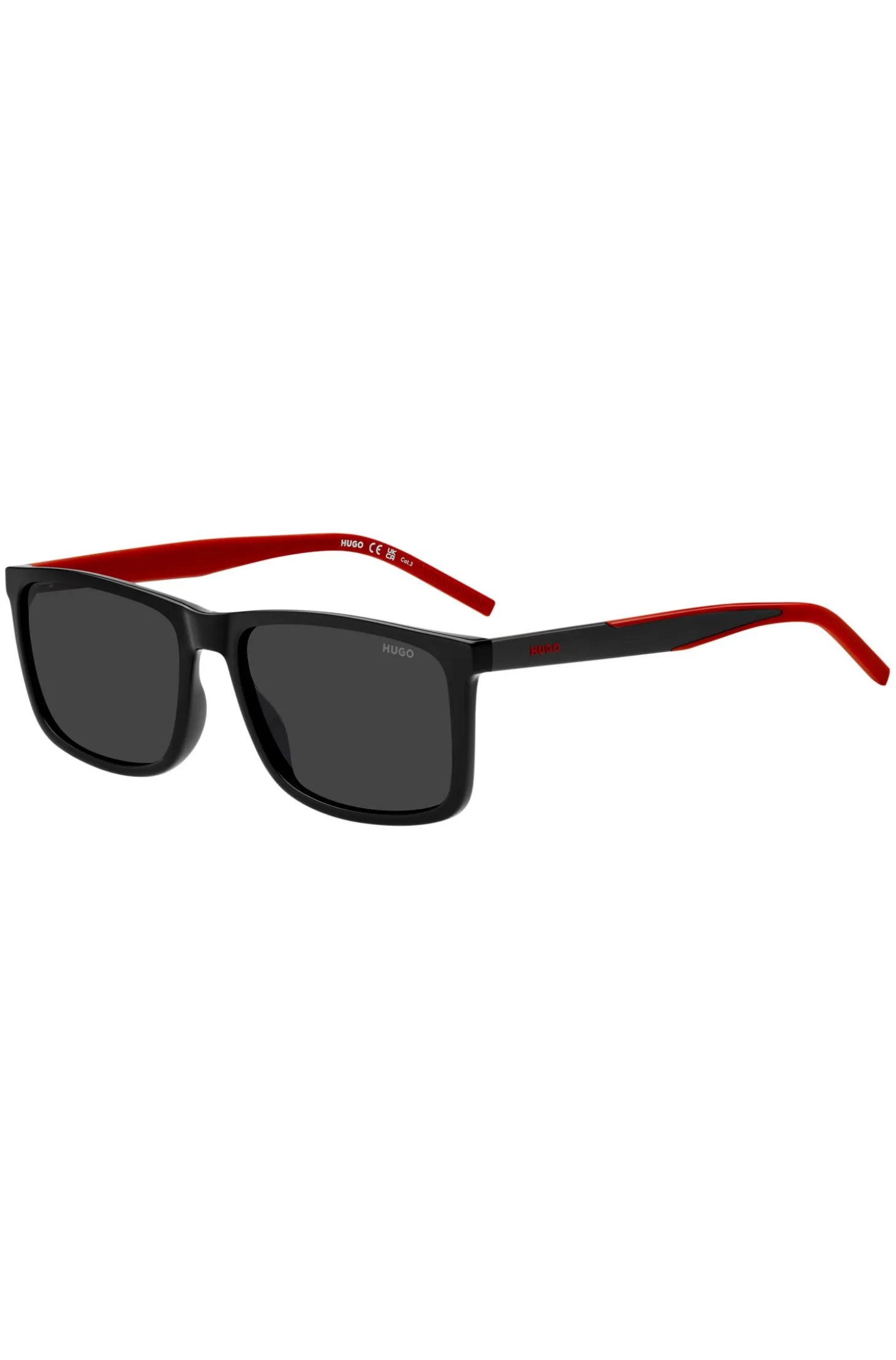 Black sunglasses with two-tone temples