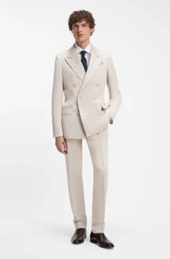 BOSS BY BECKHAM cap-toe Oxford shoes in leather