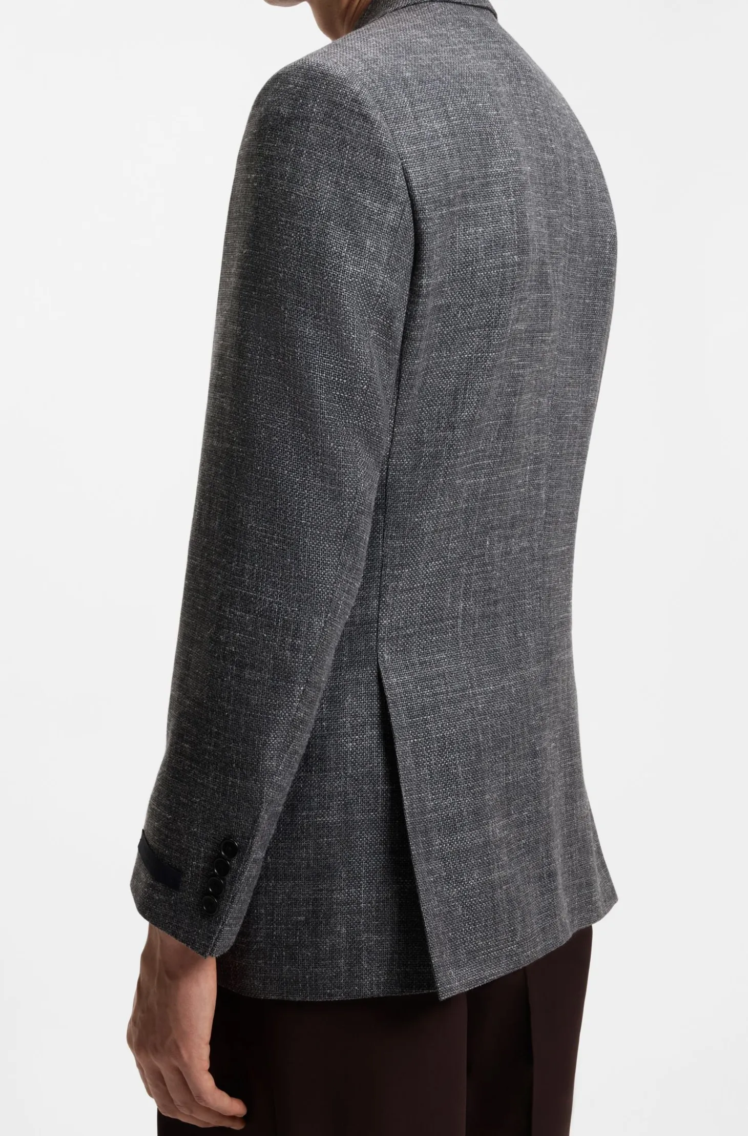 BOSS BY BECKHAM jacket in wool, silk, linen and cashmere