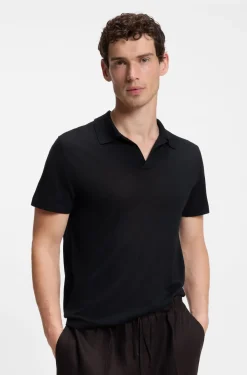 BOSS BY BECKHAM knit polo in virgin wool