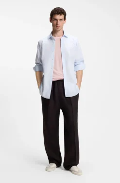 BOSS BY BECKHAM knit T-shirt in virgin wool