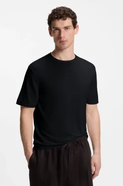 BOSS BY BECKHAM knit T-shirt in virgin wool