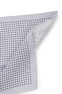 BOSS BY BECKHAM pocket square in linen and cotton