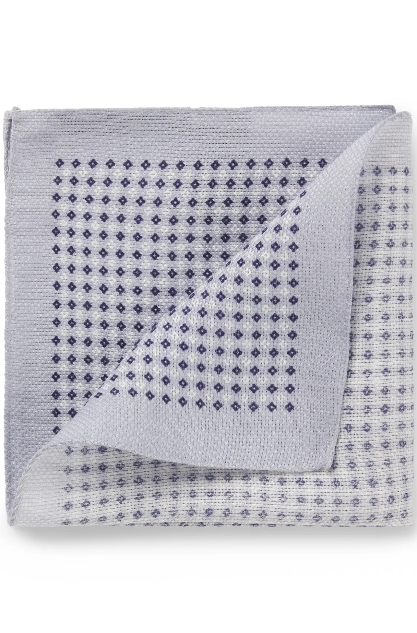 BOSS BY BECKHAM pocket square in linen and cotton