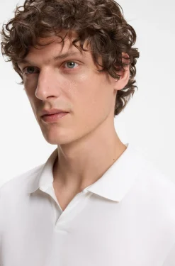 BOSS BY BECKHAM polo shirt in cotton and silk