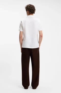 BOSS BY BECKHAM polo shirt in cotton and silk