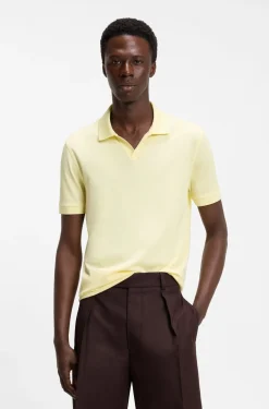 BOSS BY BECKHAM polo shirt in cotton and silk