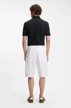 BOSS BY BECKHAM polo shirt in linen