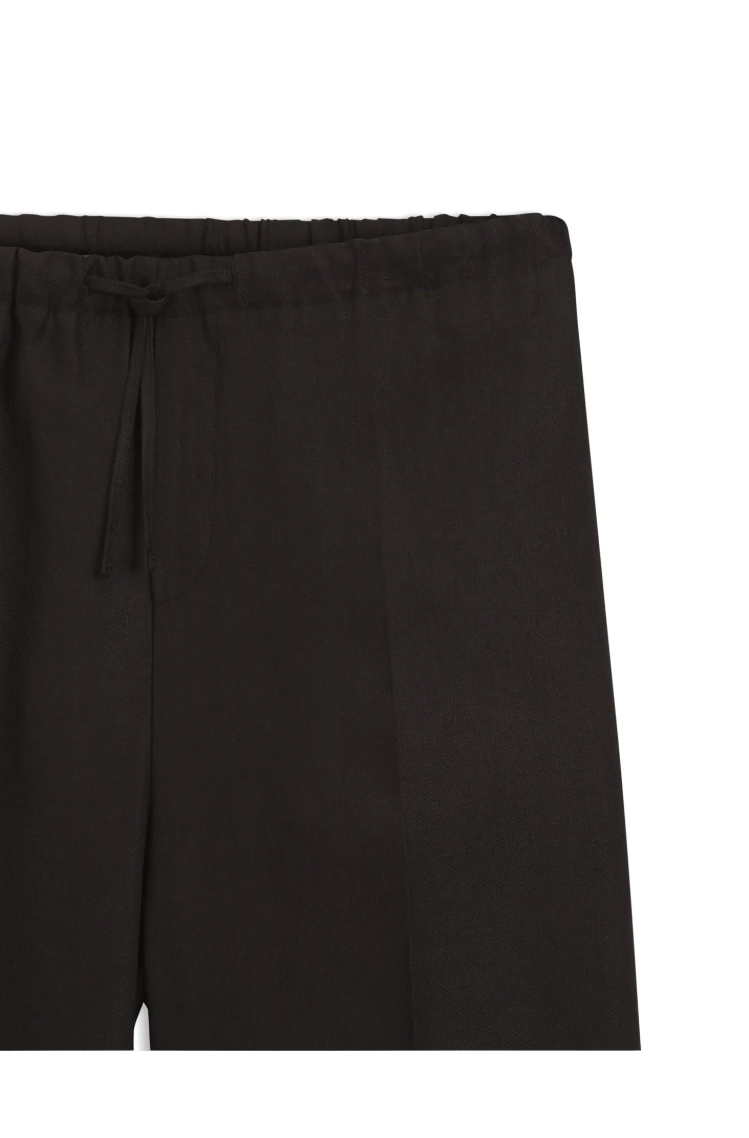 BOSS BY BECKHAM relaxed-fit linen trousers