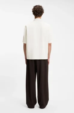 BOSS BY BECKHAM relaxed-fit shirt in fluid fabric