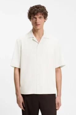 BOSS BY BECKHAM relaxed-fit shirt in fluid fabric