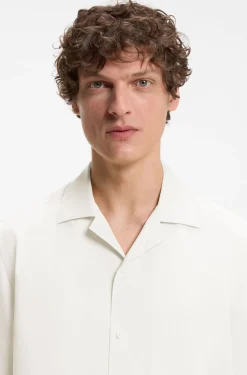 BOSS BY BECKHAM relaxed-fit shirt in fluid fabric