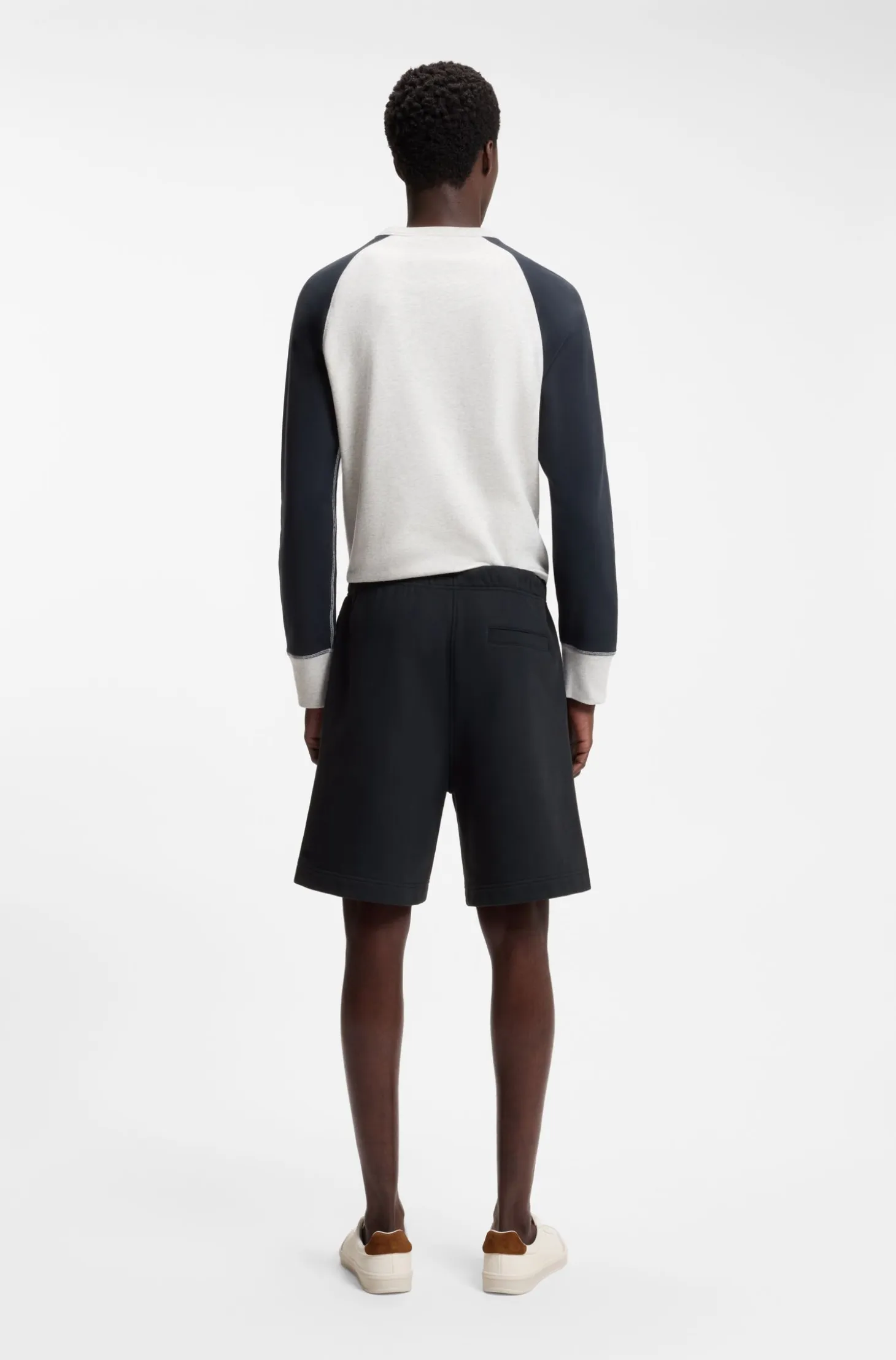 BOSS BY BECKHAM shorts in cotton terry