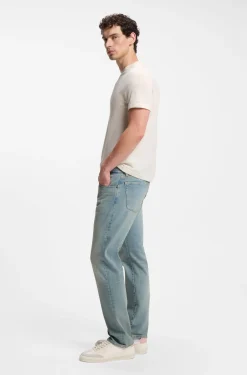 BOSS BY BECKHAM slim-fit jeans in blue stretch denim