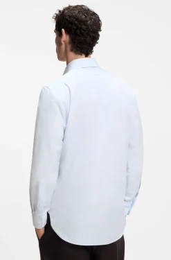 BOSS BY BECKHAM slim-fit shirt in cotton