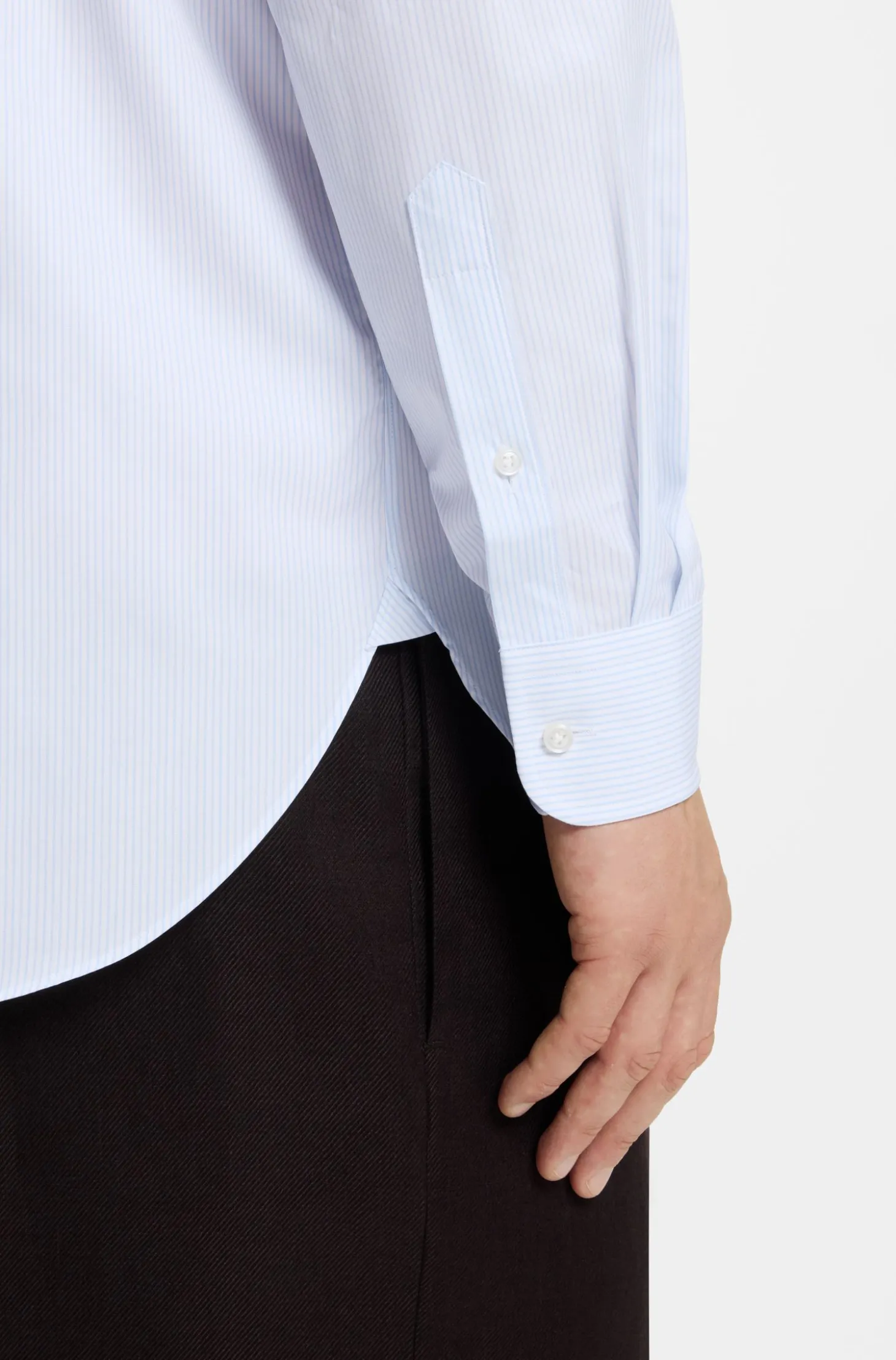 BOSS BY BECKHAM slim-fit shirt in cotton