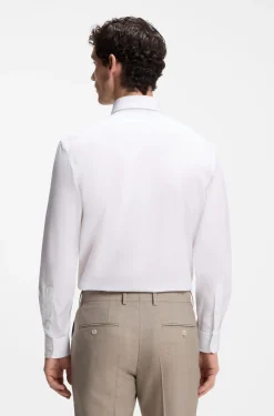 BOSS BY BECKHAM slim-fit shirt in cotton