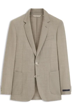 BOSS BY BECKHAM slim-fit suit jacket in virgin wool