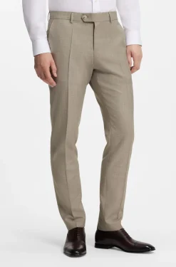 BOSS BY BECKHAM slim-fit suit trousers in virgin wool