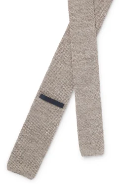 BOSS BY BECKHAM Tie in linen and tussah silk