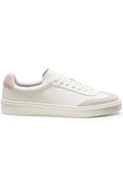 BOSS BY BECKHAM trainers in leather and suede