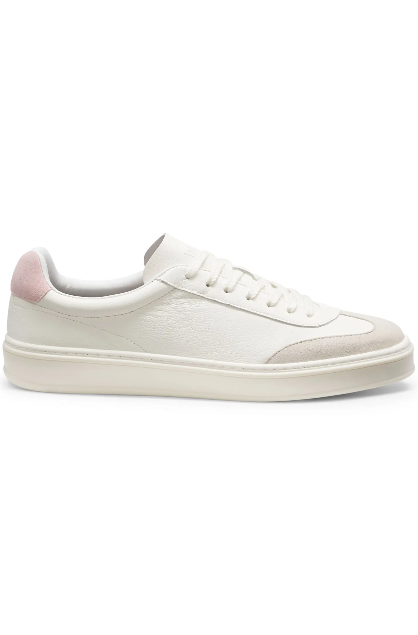 BOSS BY BECKHAM trainers in leather and suede