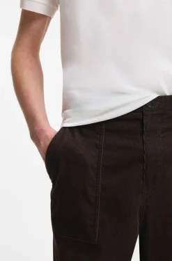 BOSS BY BECKHAM trousers in stretch-cotton corduroy