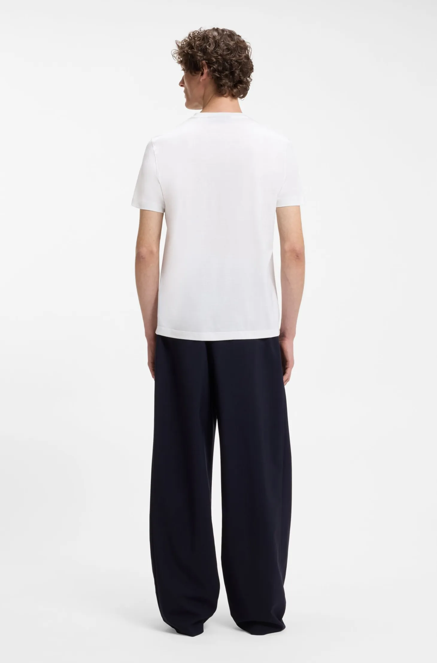 BOSS BY BECKHAM T-shirt in cotton and silk