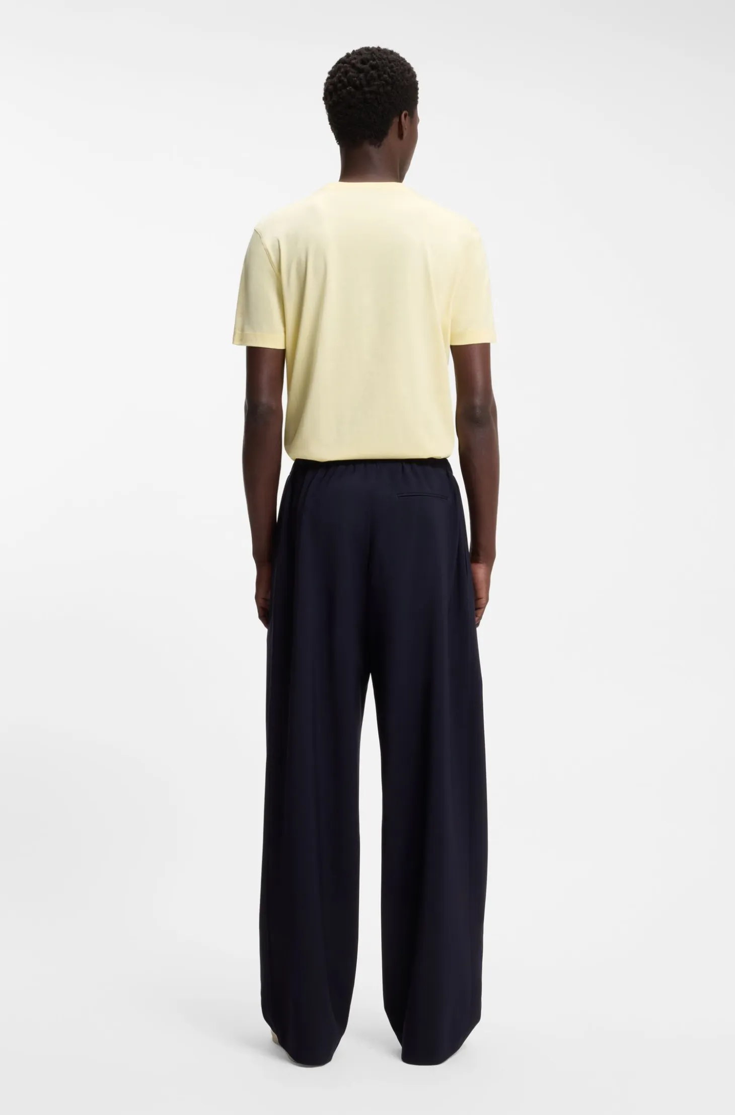 BOSS BY BECKHAM T-shirt in cotton and silk