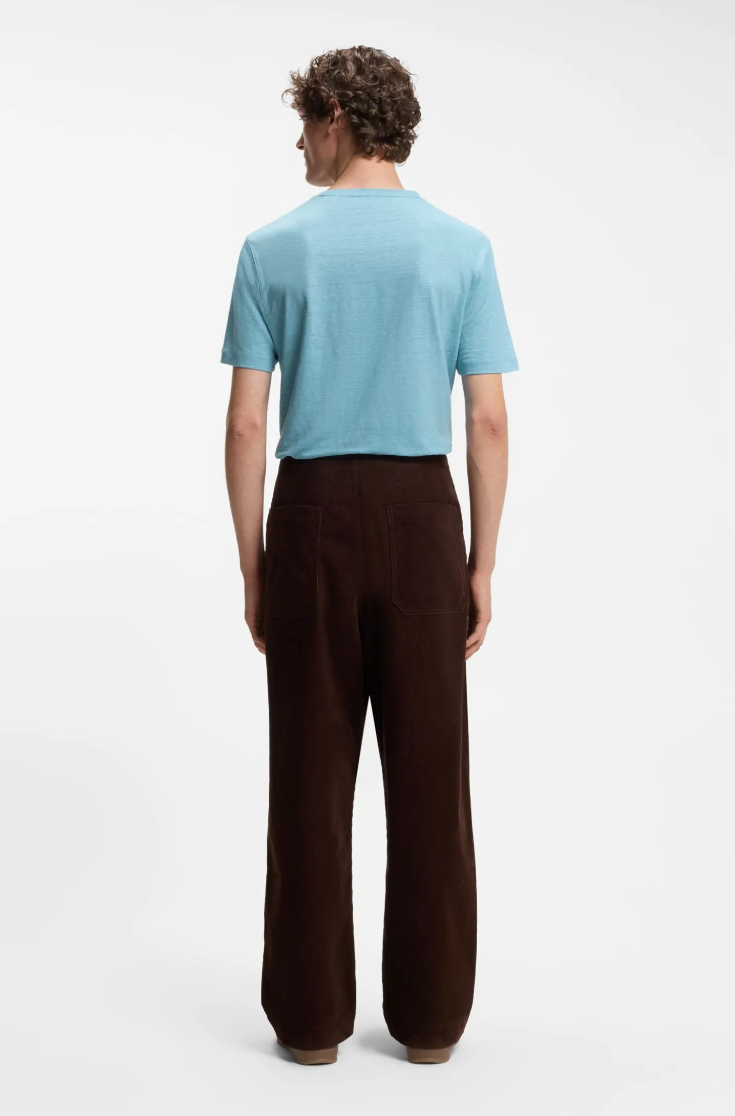 BOSS BY BECKHAM T-shirt in linen