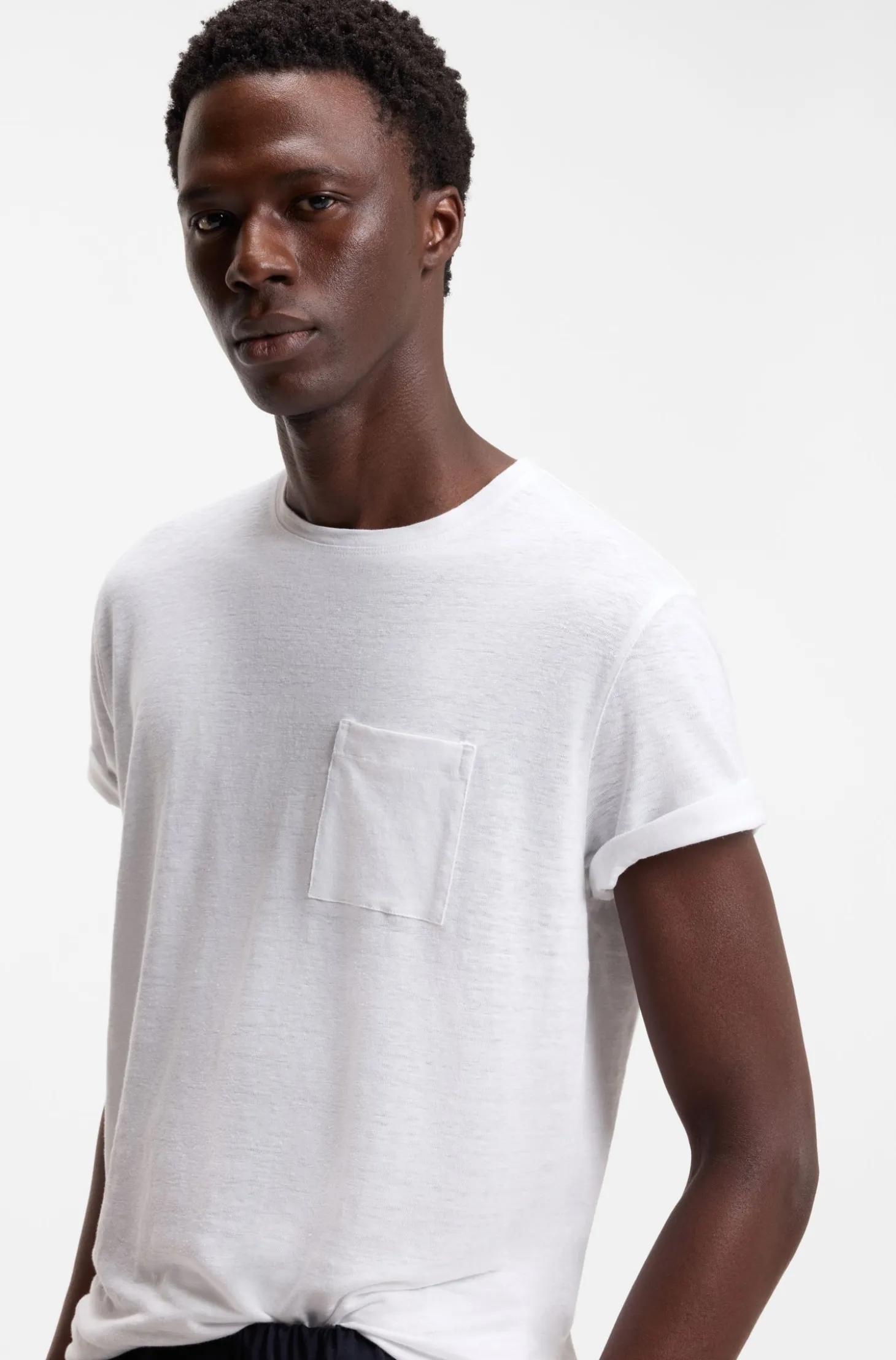 BOSS BY BECKHAM T-shirt in linen