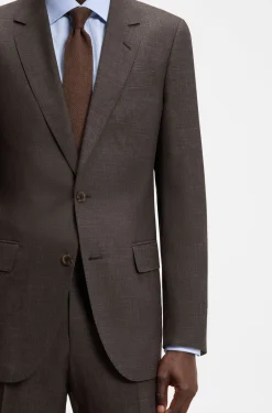 BOSS BY BECKHAM wool-blend slim-fit suit jacket
