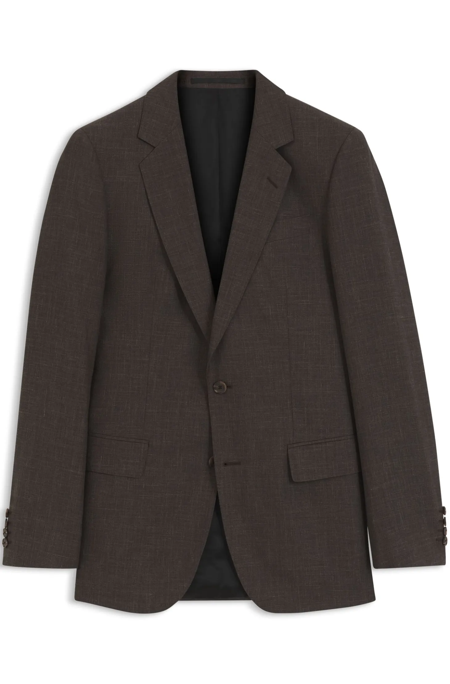 BOSS BY BECKHAM wool-blend slim-fit suit jacket