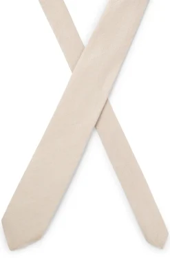 BOSS ONE Jacquard-structured tie in linen and silk