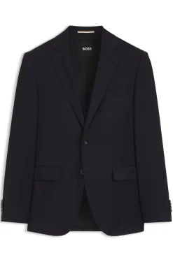 BOSS ONE Regular-fit suit jacket in virgin-wool serge