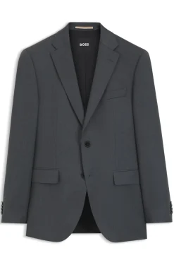 BOSS ONE Regular-fit suit jacket in virgin-wool serge