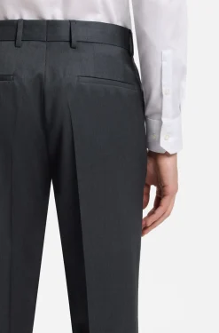 BOSS ONE Regular-fit trousers in virgin-wool serge