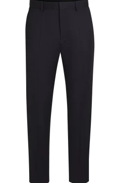 BOSS ONE Regular-fit trousers in virgin-wool serge
