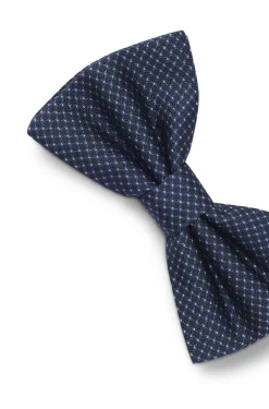 BOSS ONE Silk bow tie in micro-patterned jacquard