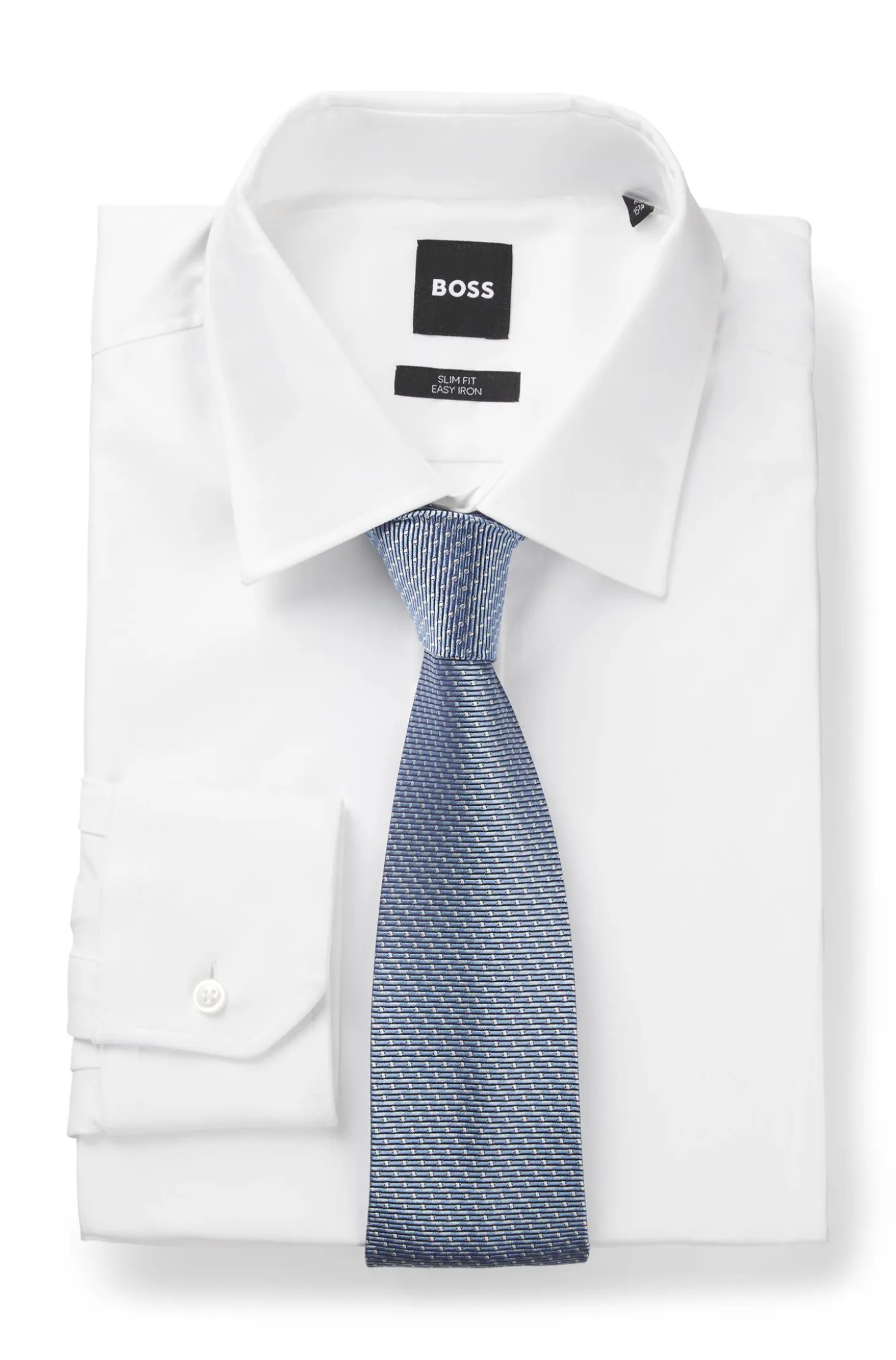 BOSS ONE Silk tie with jacquard pattern