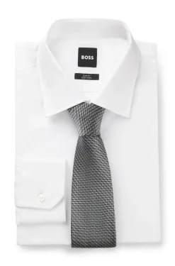 BOSS ONE Silk tie with jacquard pattern