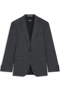 BOSS ONE Slim-fit suit jacket in virgin-wool serge