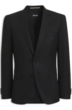 BOSS ONE Slim-fit suit jacket in virgin-wool serge