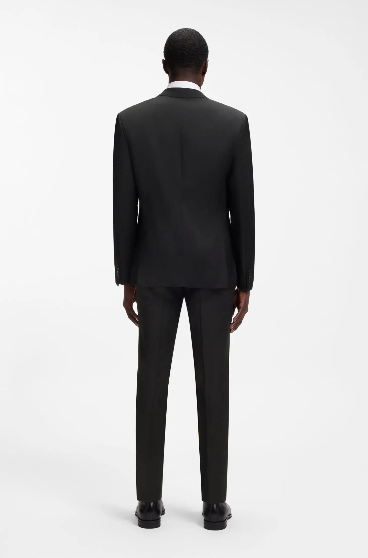 BOSS ONE Slim-fit suit jacket in virgin-wool serge