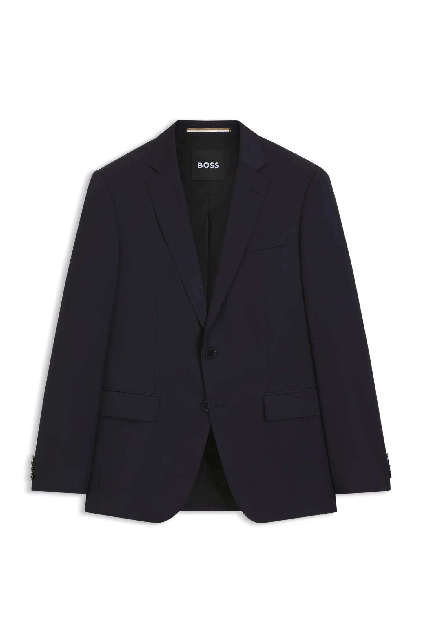BOSS ONE Slim-fit suit jacket in virgin-wool serge
