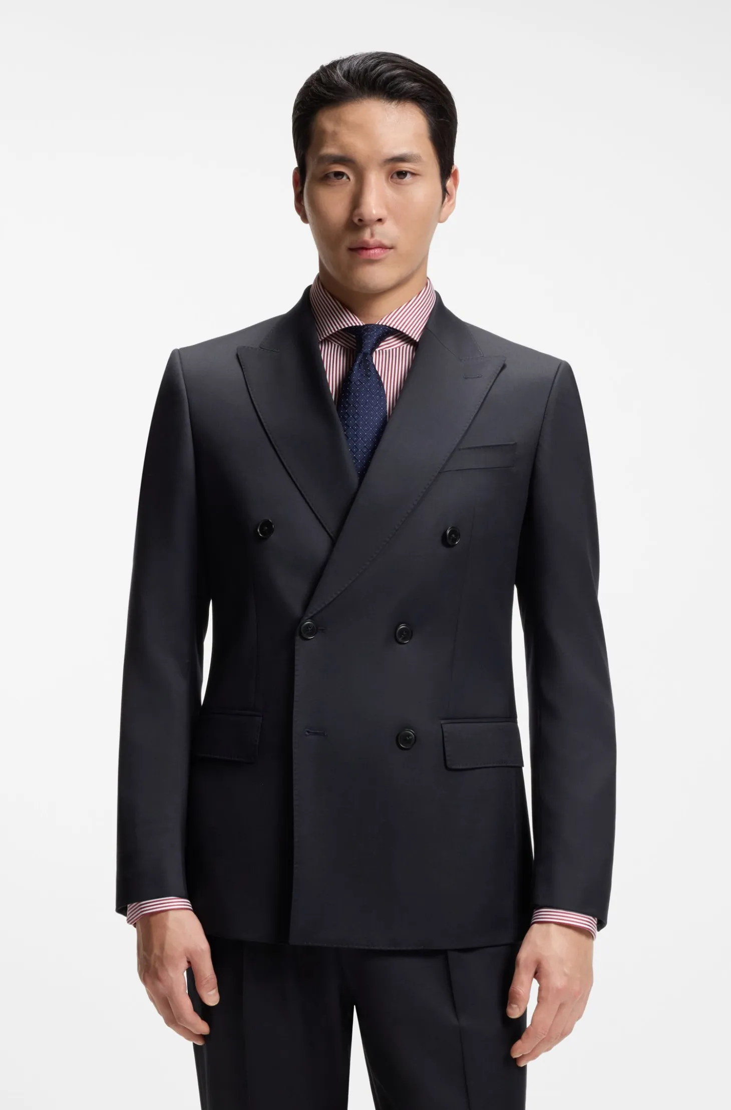 BOSS ONE slim-fit suit jacket in virgin wool