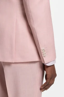 BOSS ONE Slim-fit suit jacket in wool, silk and linen