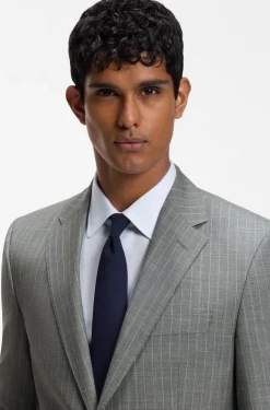 BOSS ONE Two-piece regular-fit suit in a wool blend