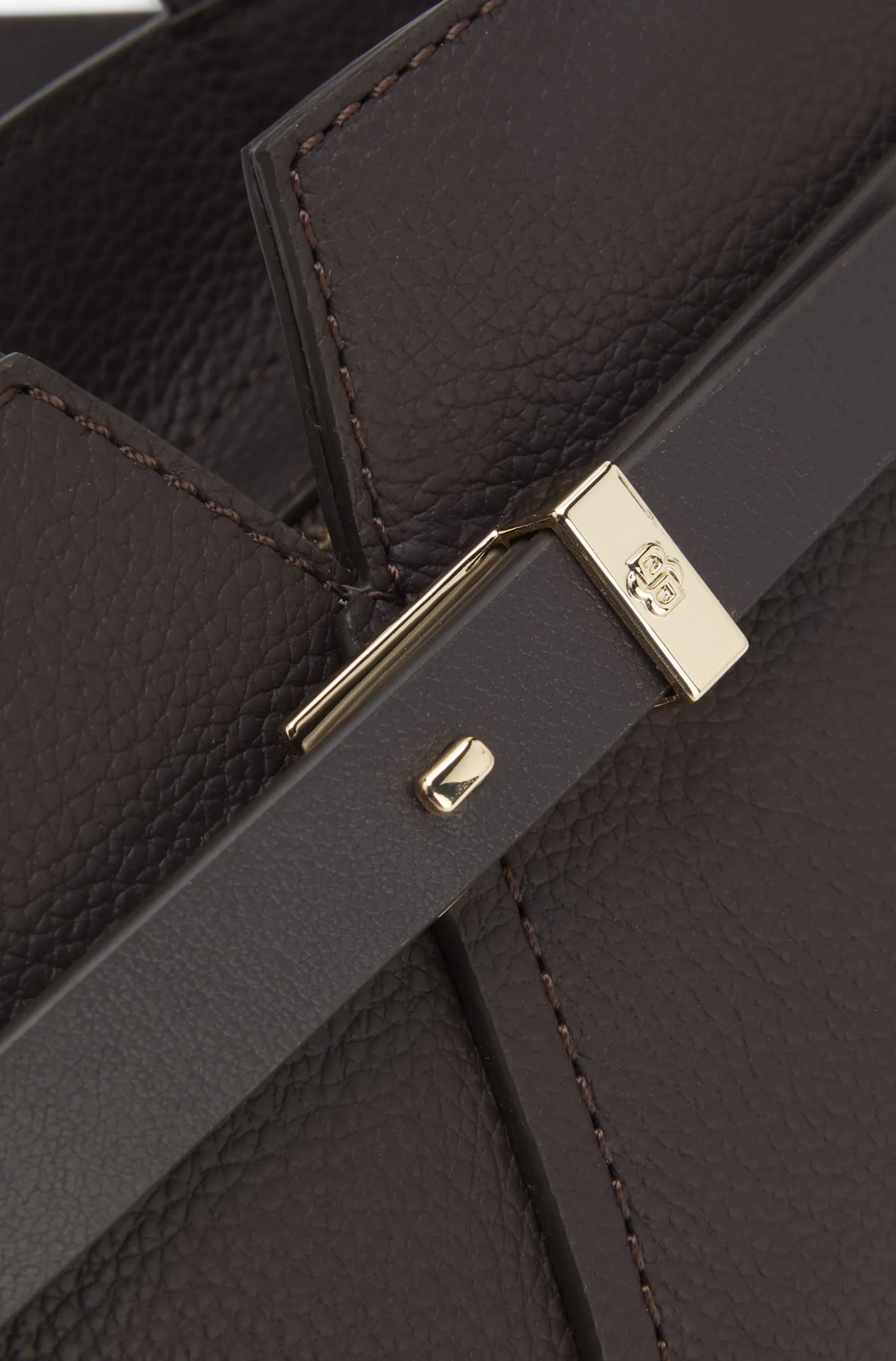 BOSS Revers mini tote bag in grained leather